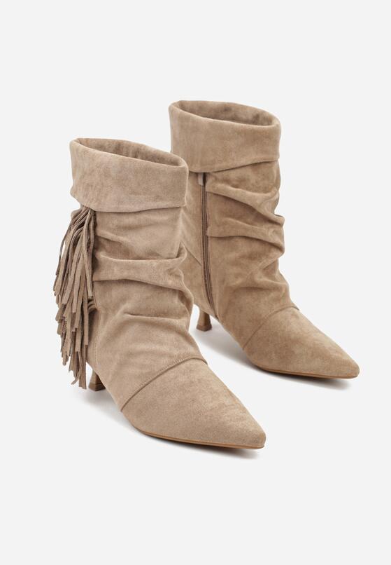 Botine Bej închis 5