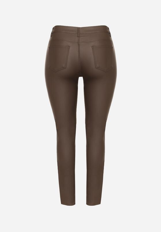 Brązowe Spodnie Skinny Gasi 7