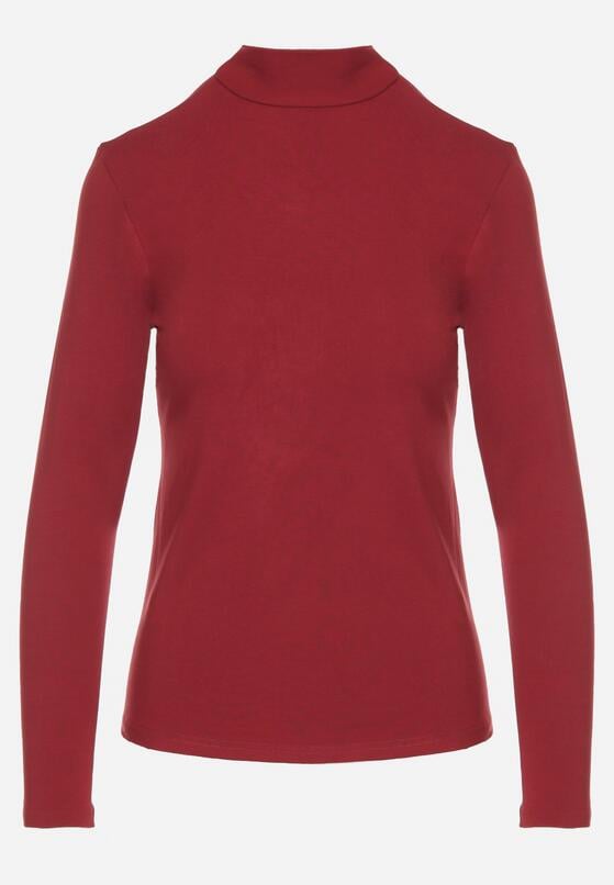 Bordowa Bluzka Golf Typu Longsleeve Altera 6