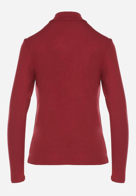 Bordowa Bluzka Golf Typu Longsleeve Altera 7