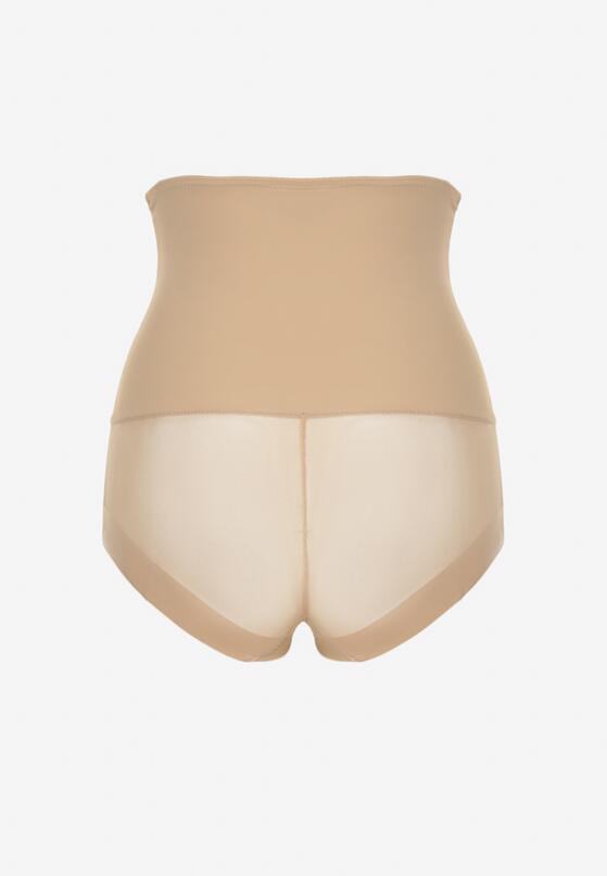 Beżowe Majtki Modelujące z Wysokim Stanem Liredia 6