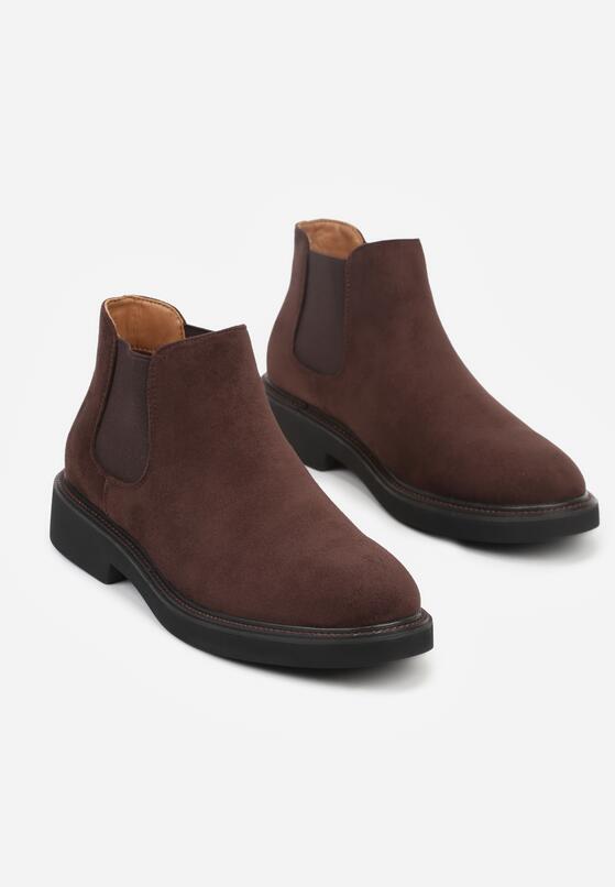 Brązowe Botki Typu Sztyblety Fezorra 2