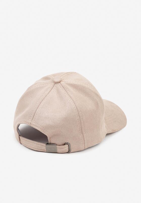 Beżowa Klasyczna Czapka z Daszkiem Tusira 2
