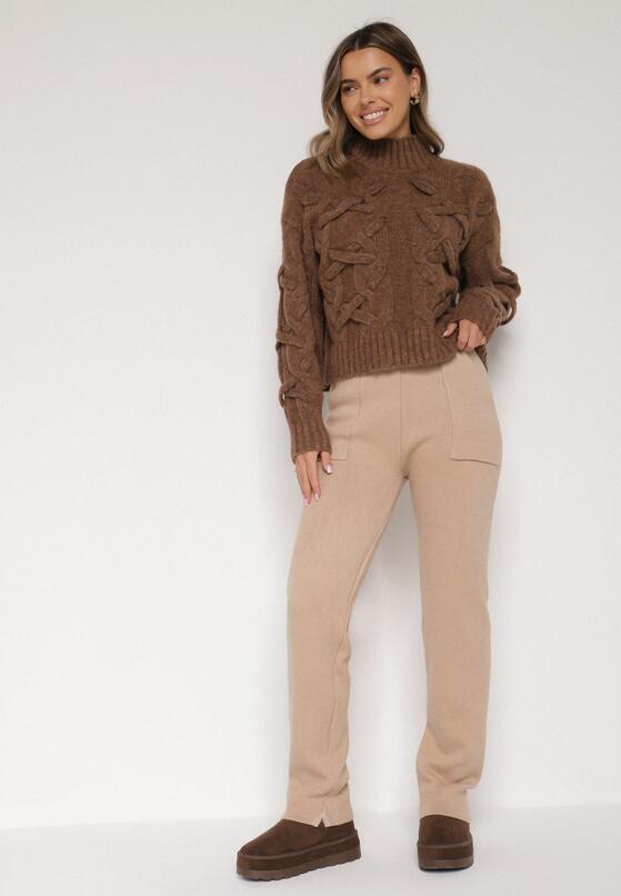 Pantaloni Bej închis 1