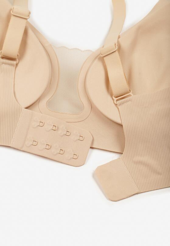Beżowy Biustonosz z Ozdobnym Wycięciem Ezirelle 6