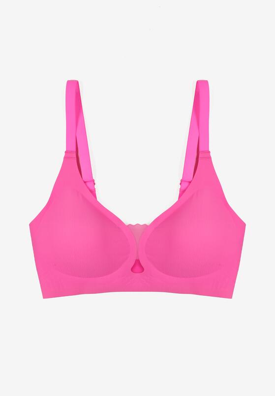 Fuksjowy Biustonosz z Ozdobnym Wycięciem Ezirelle 5