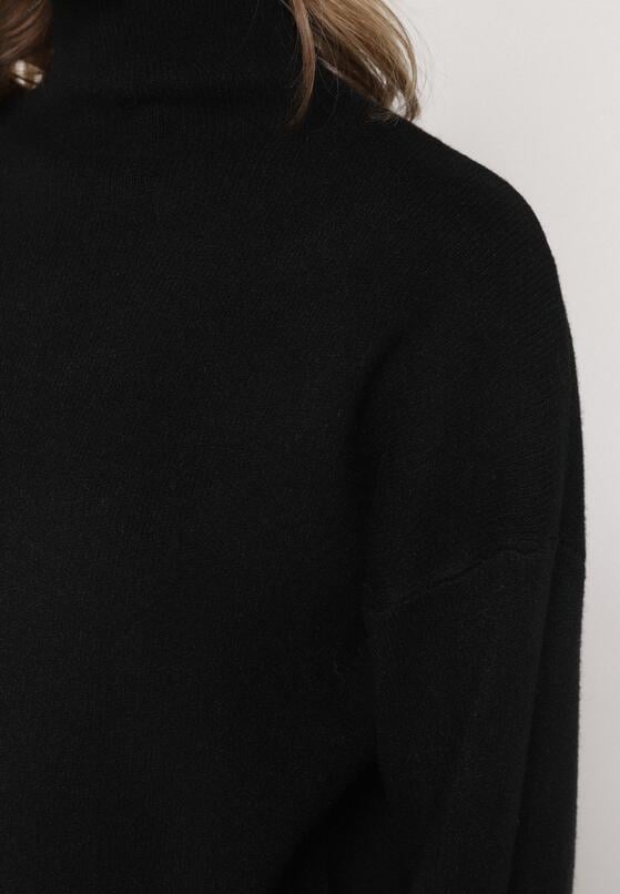 Czarny Golf z Bufiastymi Rękawami Wedelia 5