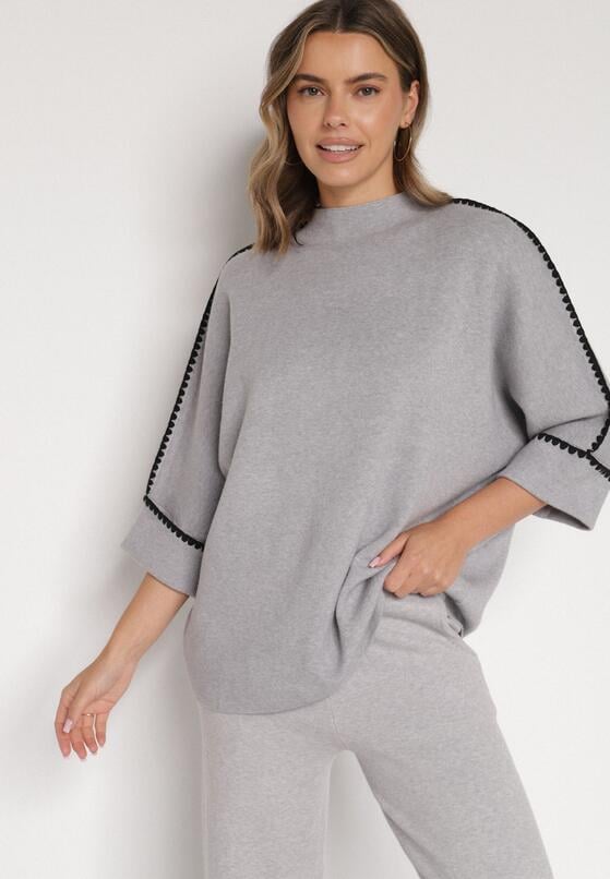 Pulover Gri 2