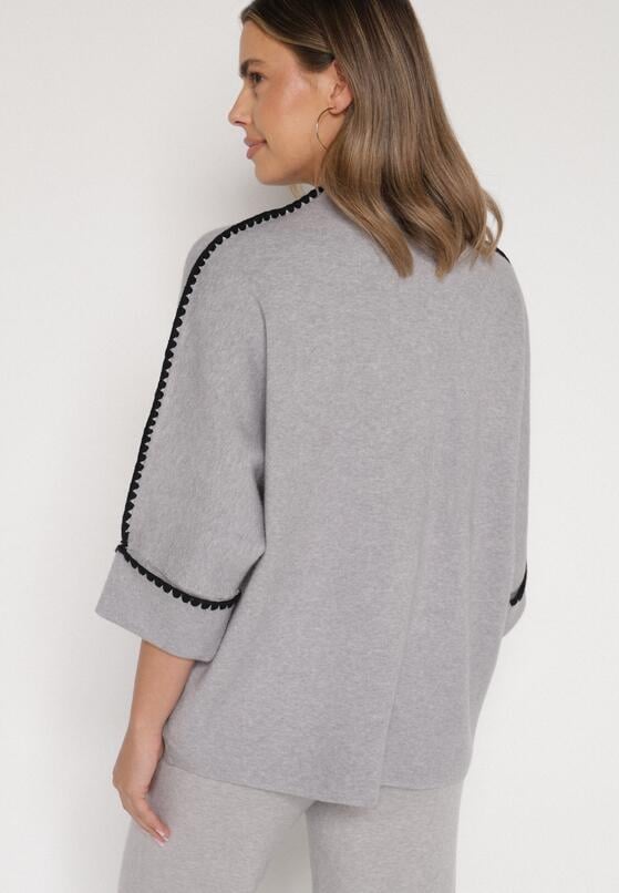 Pulover Gri 3