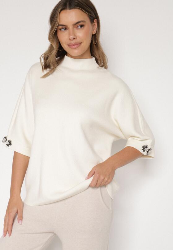 Pulover Bej deschis 2