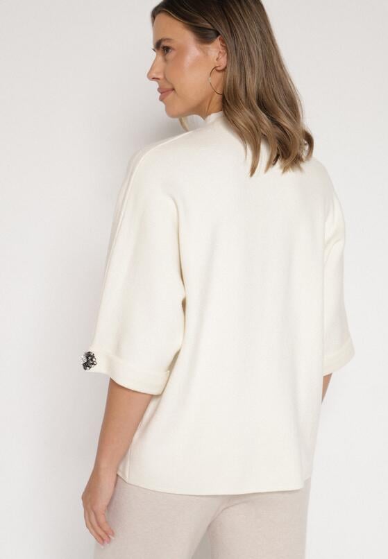 Pulover Bej deschis 3