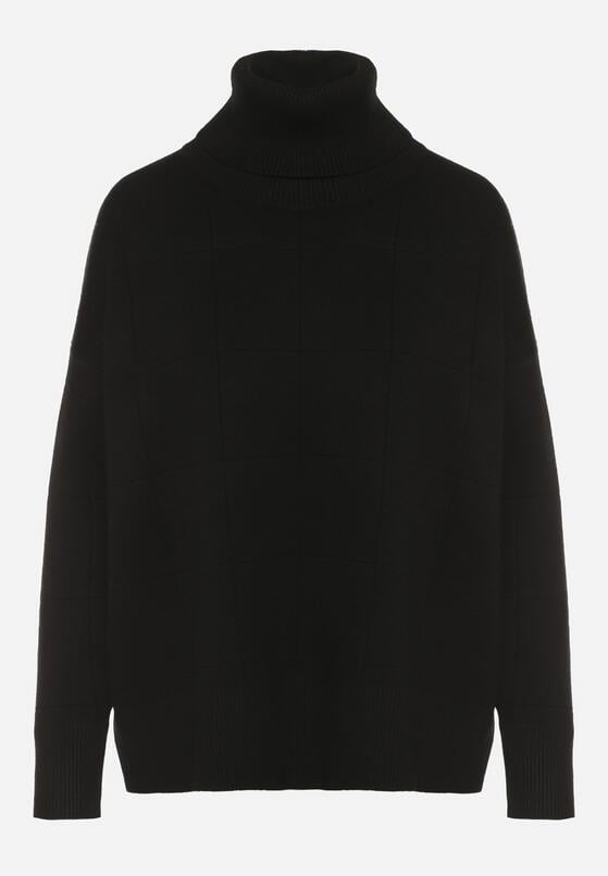 Pulover pe gât Negru 6