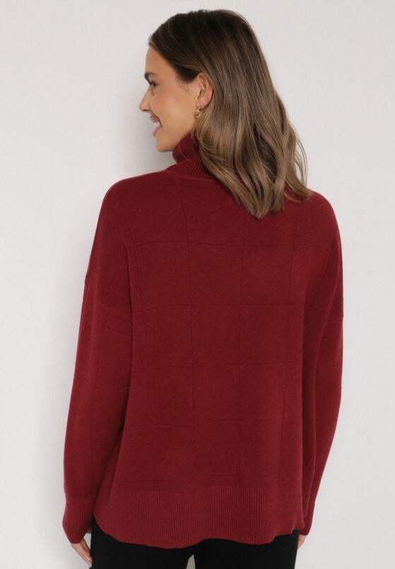 Pulover pe gât Roșu 3