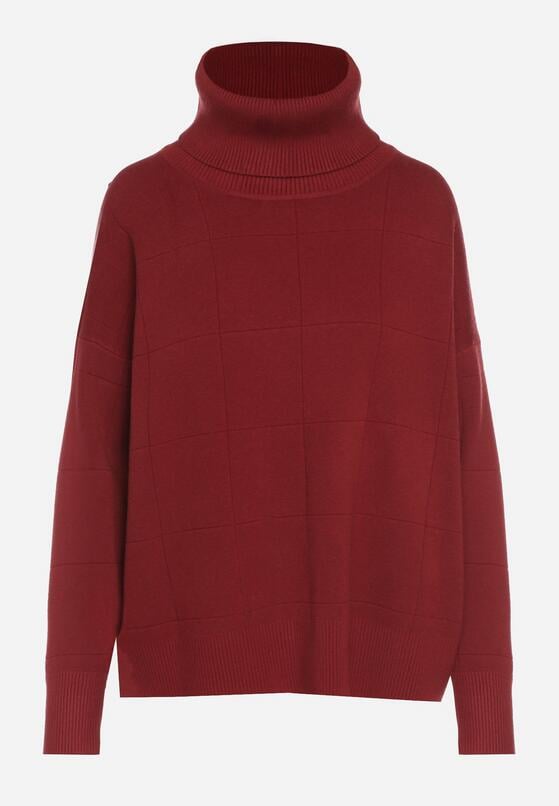 Pulover pe gât Roșu 6
