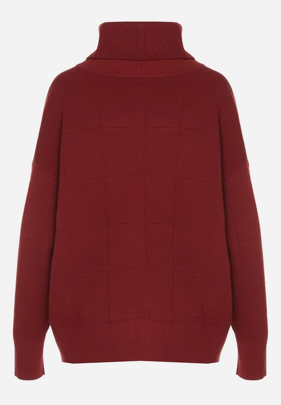 Pulover pe gât Roșu 7