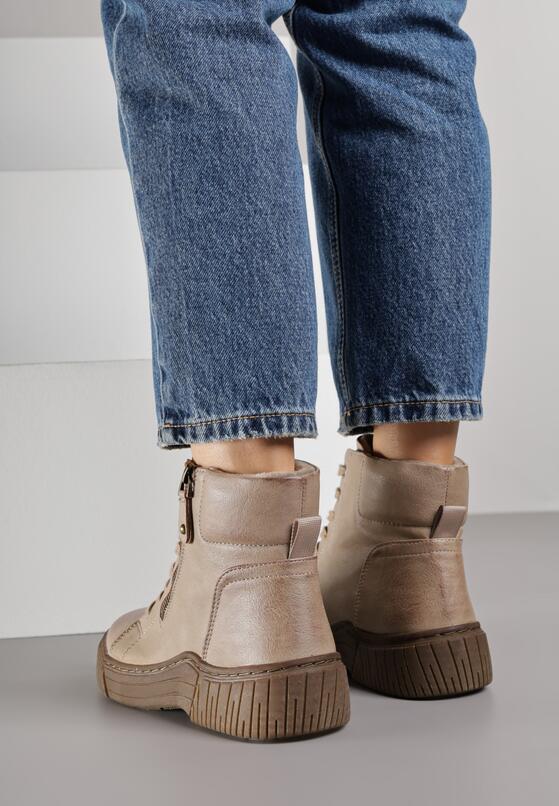 Botine Bej închis 3
