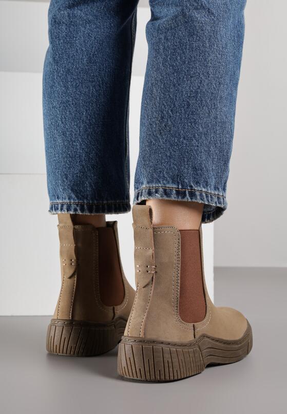 Botine Bej închis 3