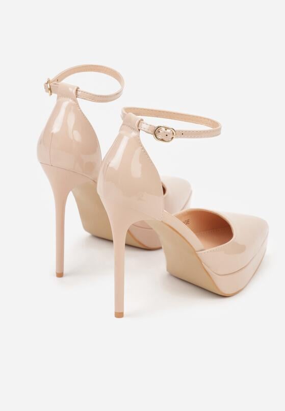 Pantofi stiletto Bej 7