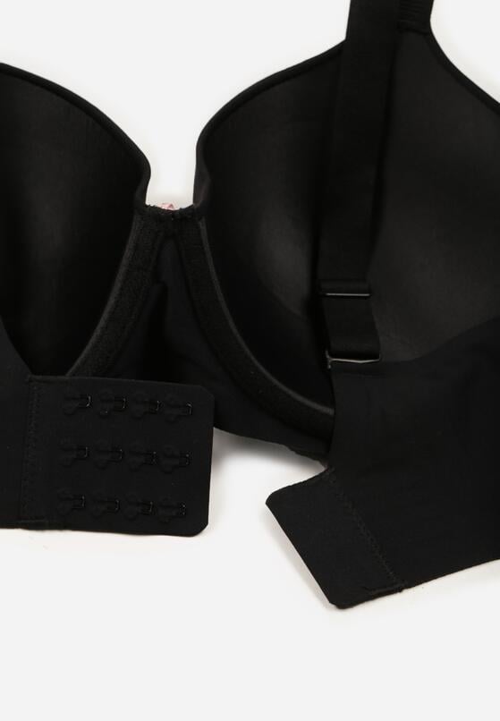 Czarny Gładki Biustonosz Klasyczny Idahlina 2