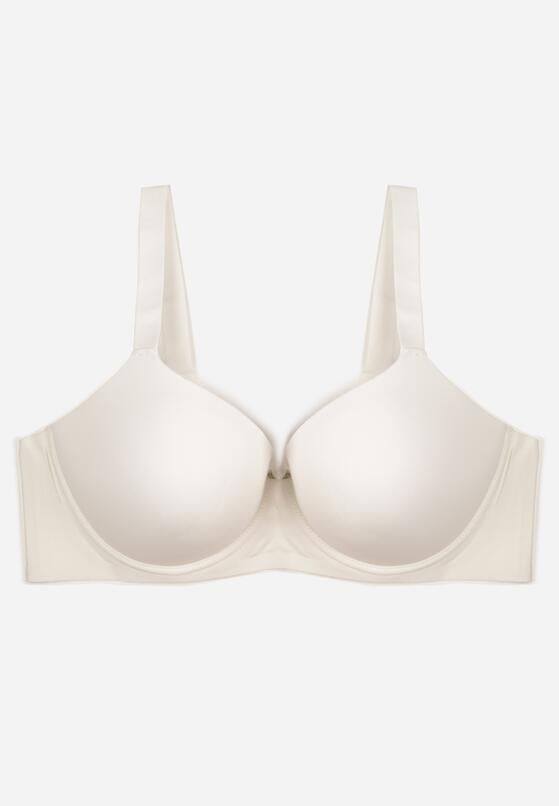 Biały Gładki Biustonosz Klasyczny Idahlina 1