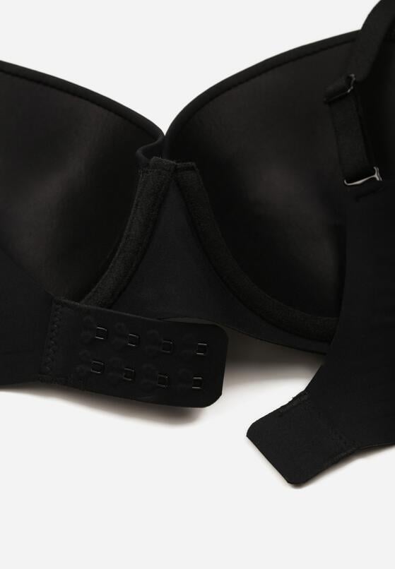 Czarny Klasyczny Biustonosz o Gładkim Wykończeniu Taniarephis 2