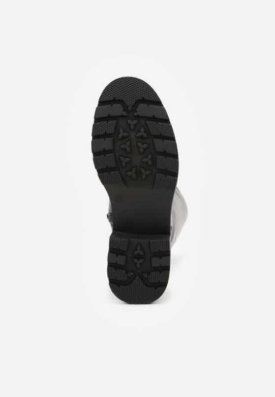 Czarne Kozaki w Stylu Workerów Cahrarah 7