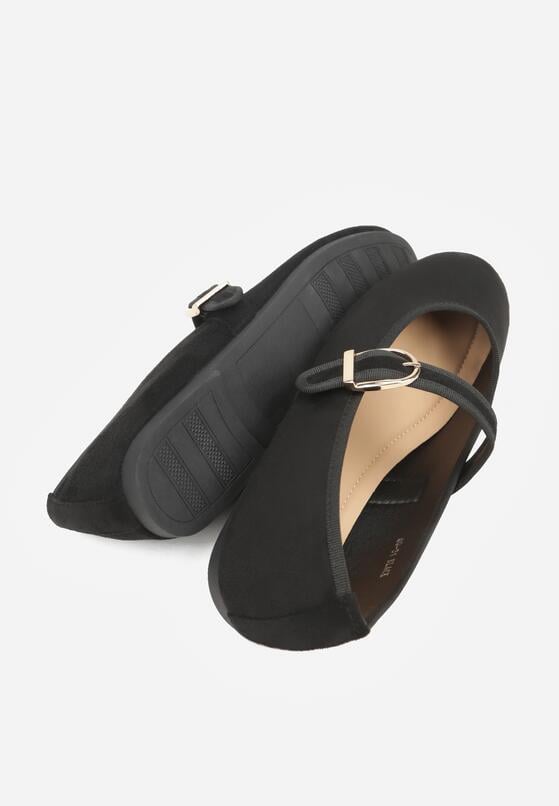 Czarne Balerinki w Stylu Mary Jane Urifiel 7