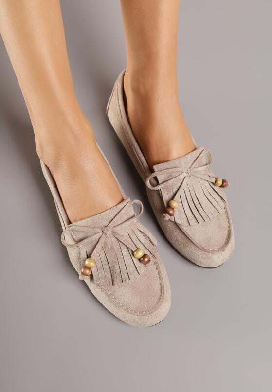 Mocasini Bej închis 3