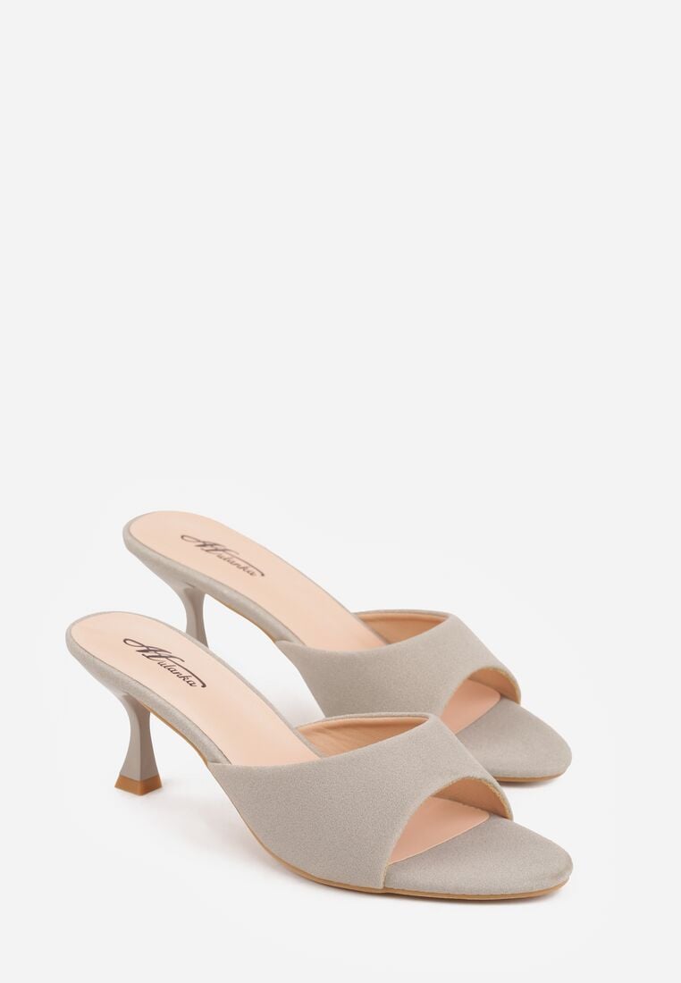 Szare Klapki na Kaczuszce z Otwartym Noskiem Xenlyn 5