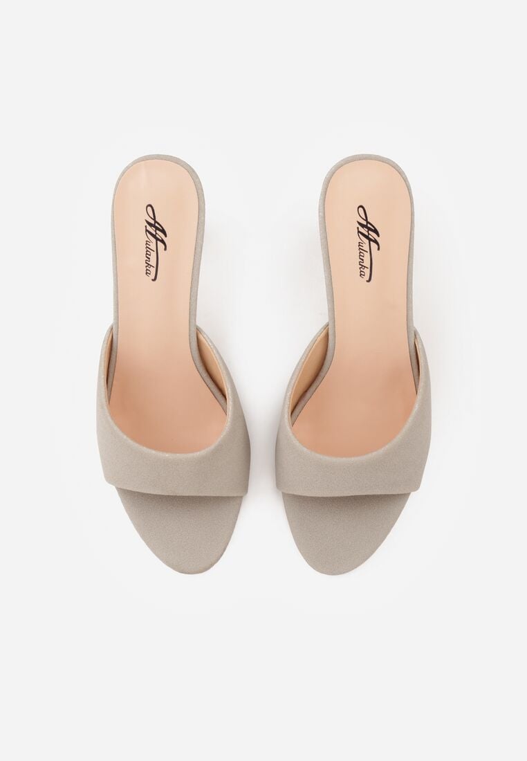 Szare Klapki na Kaczuszce z Otwartym Noskiem Xenlyn 6