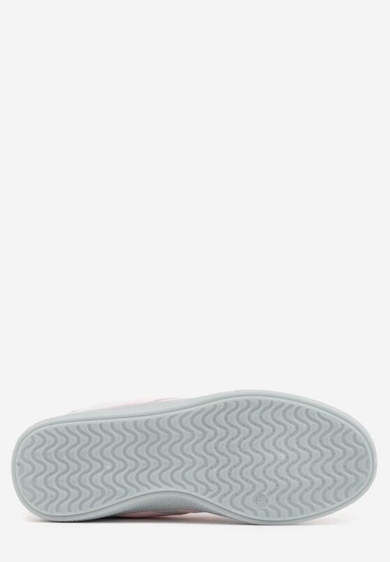 Niebieskie Sneakersy w Stylu Tenisówek z Koralikami Charnara 7