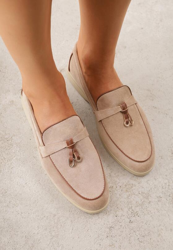 Mocasini Bej închis 3