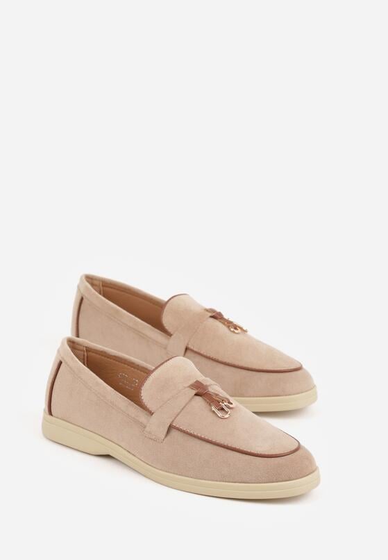 Mocasini Bej închis 5