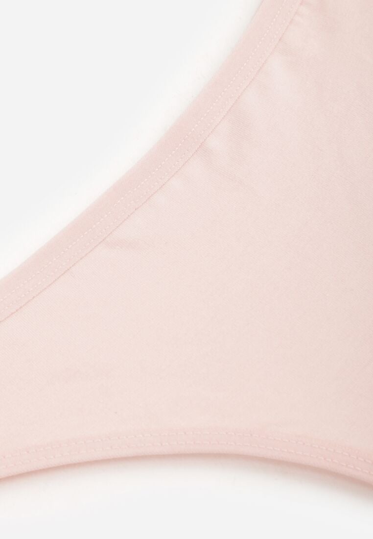 Różowe Majtki Typu Stringi z Bawełną Asoia 3