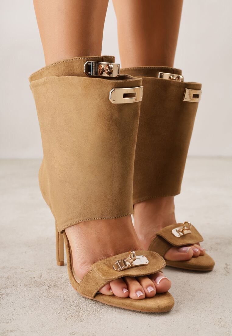 Sandale Bej închis 3