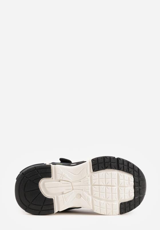 Granatowe Buty Sportowe Sneakersy z Geometrycznym Motywem Hythia 4