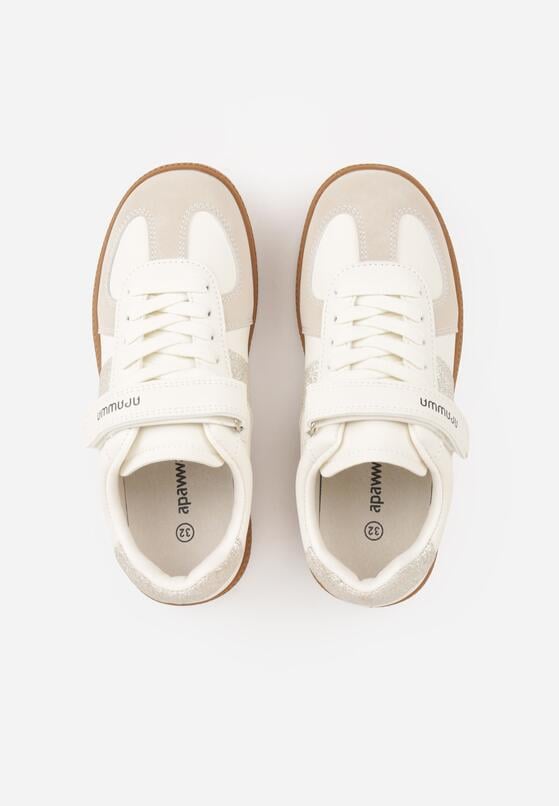 Beżowe Buty Sportowe Sneakersy w Stylu Tenisówek Aurarenna 3