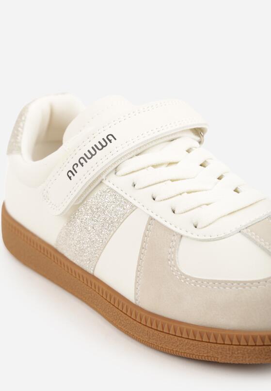 Beżowe Buty Sportowe Sneakersy w Stylu Tenisówek Aurarenna 5