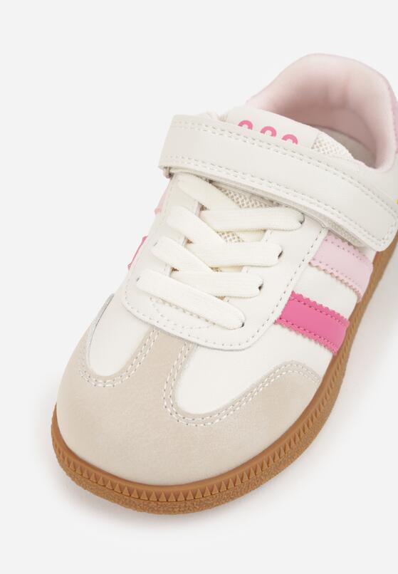Pantofi sport Bej cu roz 6