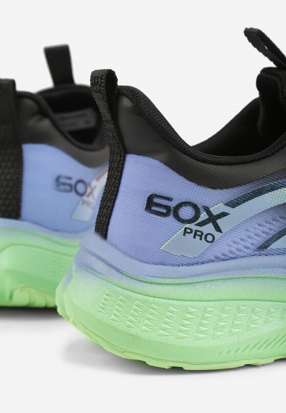 Czarne Buty Sportowe Sneakersy z Napisami i Geometrycznym Wzorem Adraseise 8