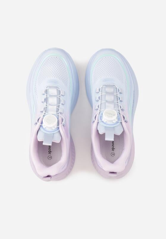 Różowe Buty Sportowe Sneakersy z Napisami i Geometrycznym Wzorem Adraseise 6