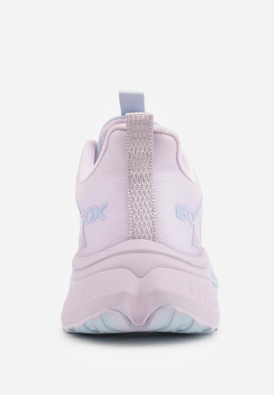 Różowe Buty Sportowe Sneakersy z Napisami i Geometrycznym Wzorem Adraseise 9