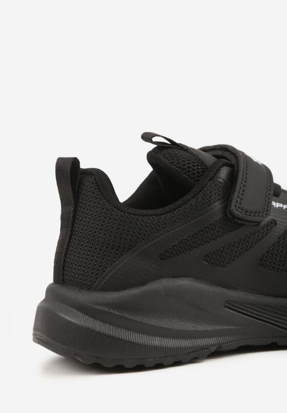 Czarne Buty Sportowe Sneakersy z Geometrycznym Wzorem Phalilopei 5