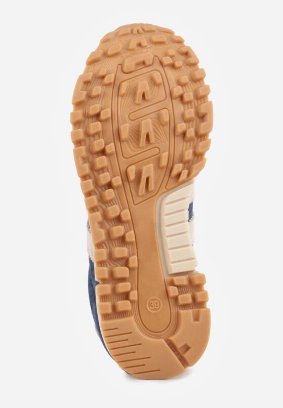 Sneakers Bleumarin cu bej 7