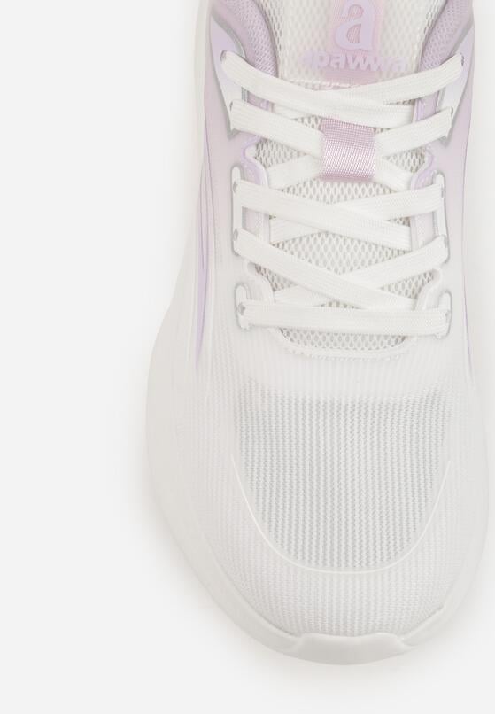 Fioletowe Sneakersy na Grubej Podeszwie z Geometrycznym Motywem Nedaneira 8