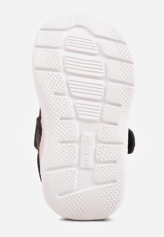 Czarno-Fioletowe Buty Sportowe Sneakersy na Grubej Podeszwie z Metalicznymi Ozdobami Salanore 4