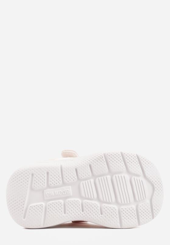 Różowe Buty Sportowe Sneakersy na Grubej Podeszwie z Metalicznymi Ozdobami Salanore 4