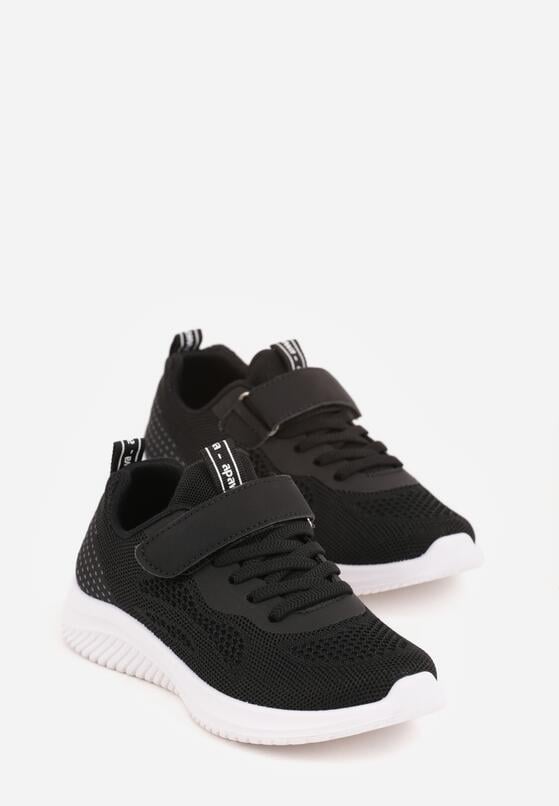 Czarno-Białe Buty Sportowe Sneakersy Ozdobione Tłoczeniem  Erasmysios 2