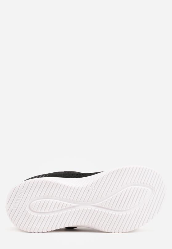 Czarno-Białe Buty Sportowe Sneakersy Ozdobione Tłoczeniem  Erasmysios 4