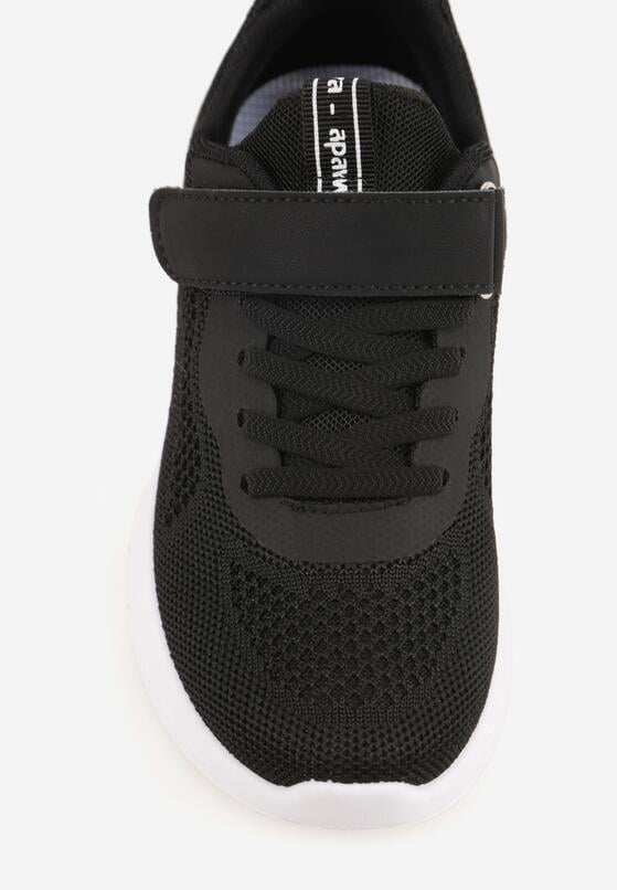 Czarno-Białe Buty Sportowe Sneakersy Ozdobione Tłoczeniem  Erasmysios 5